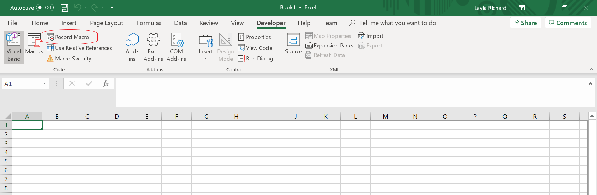 record a macro in excel 2011 for mac